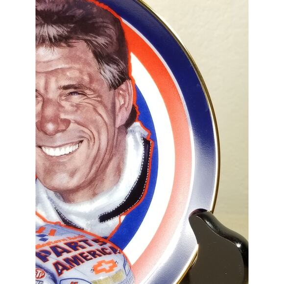 Darrell Waltrip Silver Anniversary Salute Year 1997 Wall Decor Plate 6 1/2" Vtg - Picture 4 of 12